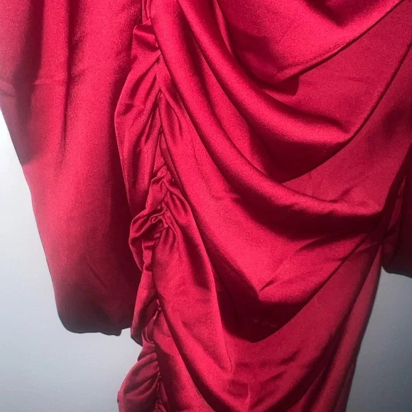 Oh Polly Mini Red Dress - Picture 7 of 8